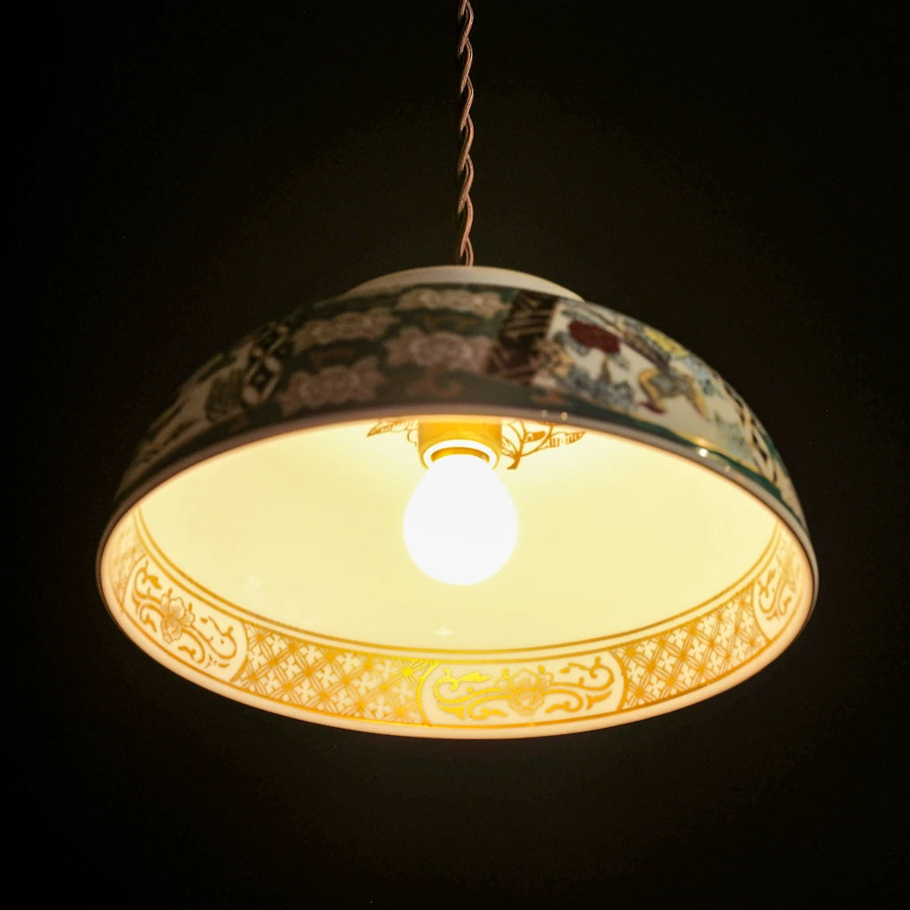 有田焼｜GOLD IMARI｜花鳥図｜ペンダントライト