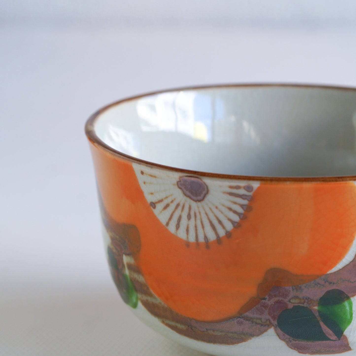 作地未詳｜どんぶり器｜花｜手描き｜ペンダントライト