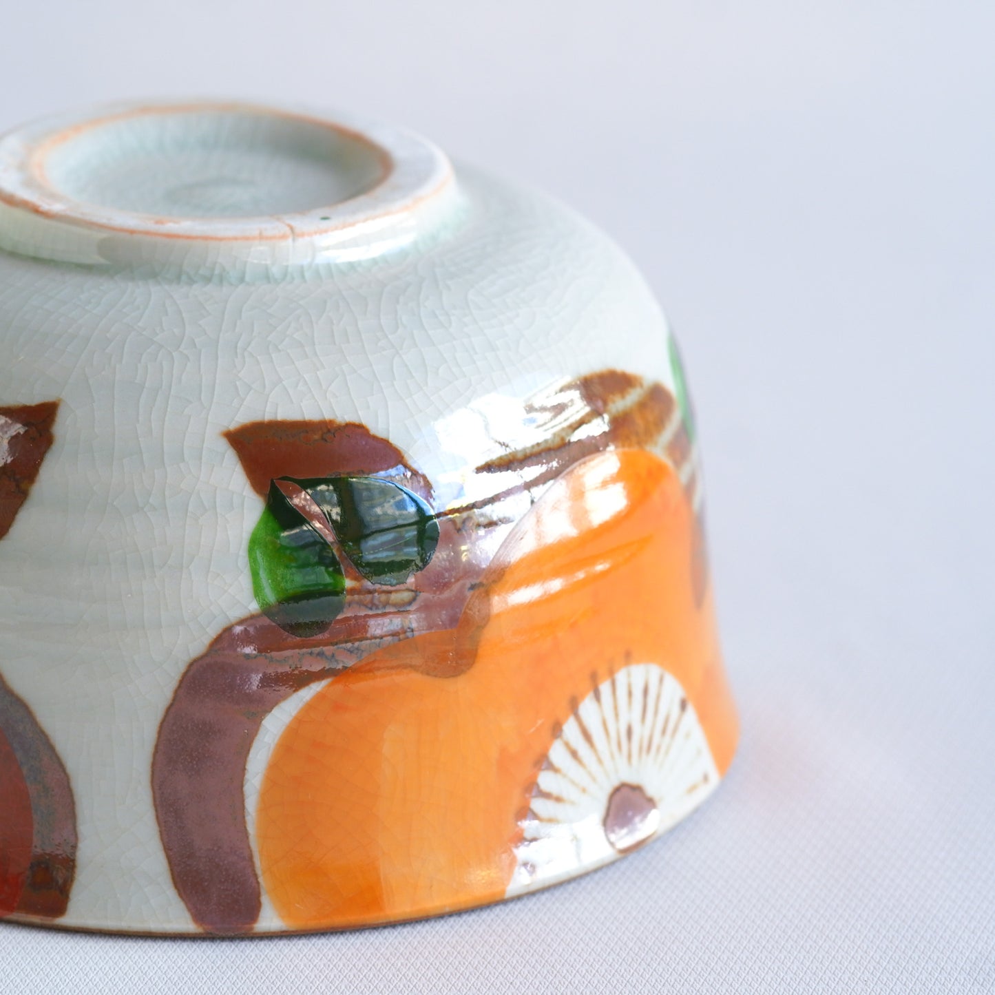 作地未詳｜どんぶり器｜花｜手描き｜ペンダントライト