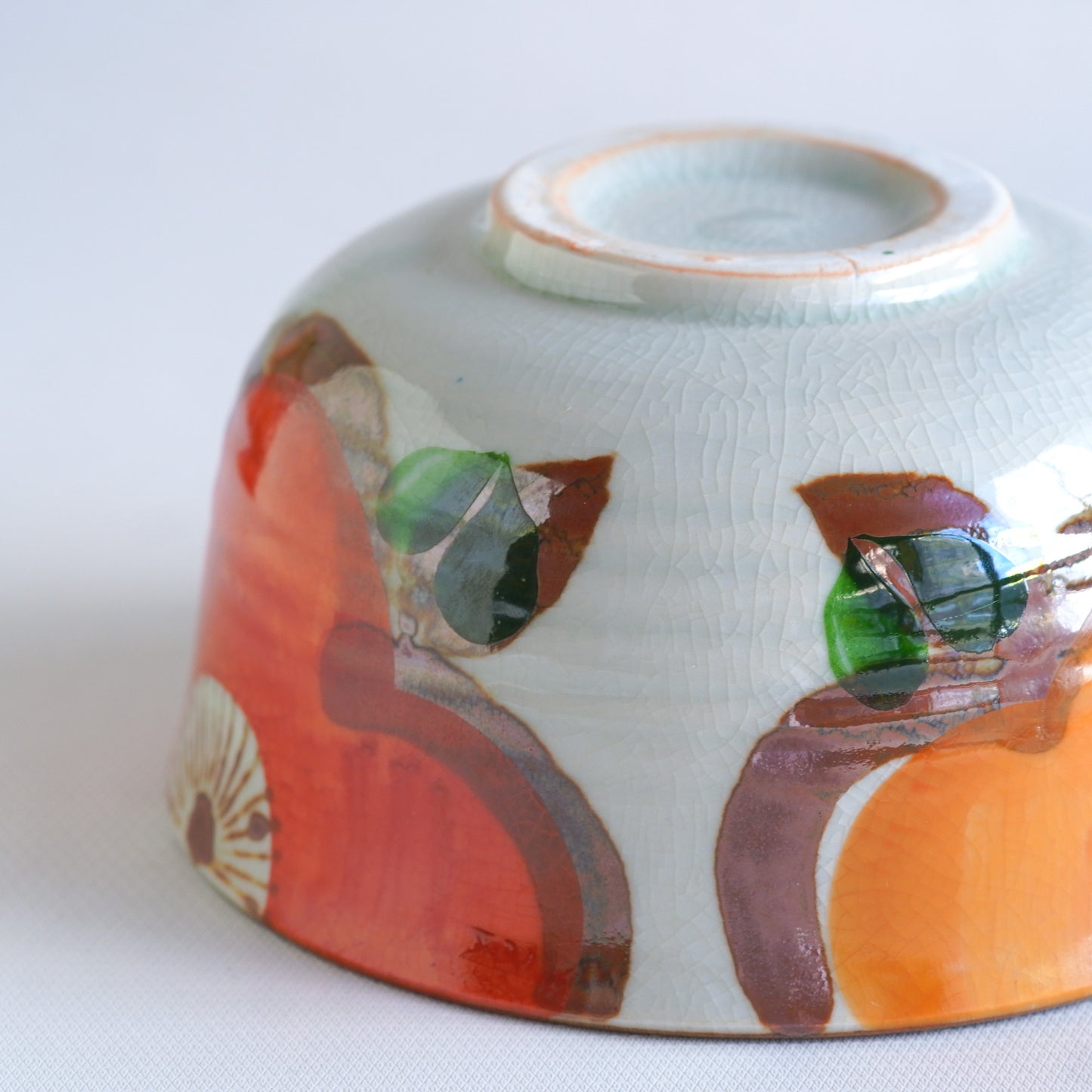 作地未詳｜どんぶり器｜花｜手描き｜ペンダントライト