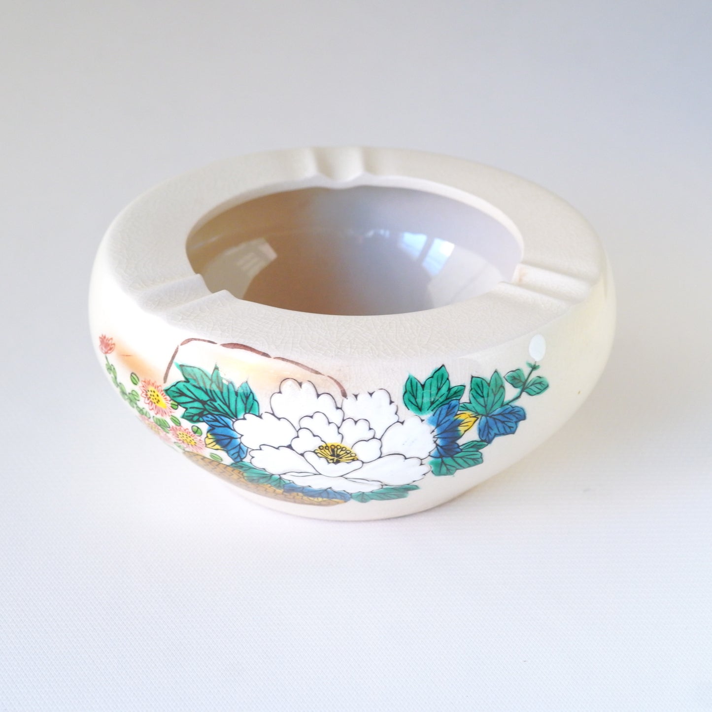 作地未詳｜九谷焼｜菊｜貫入｜ペンダントライト