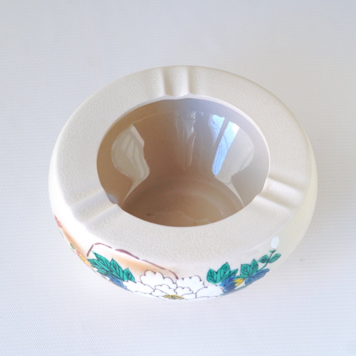 作地未詳｜九谷焼｜菊｜貫入｜ペンダントライト