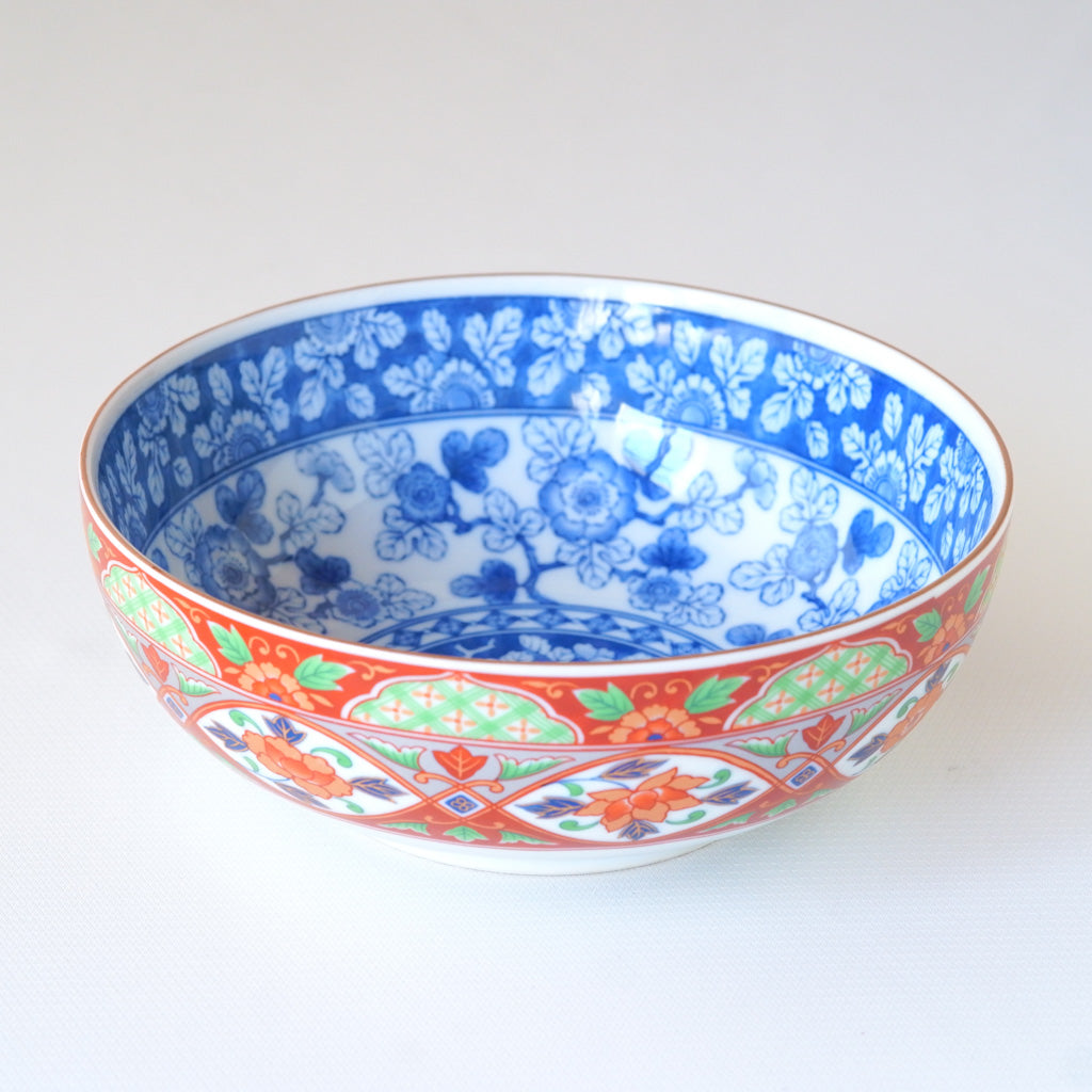 有田焼｜金彩・赤絵｜牡丹｜ペンダントライト