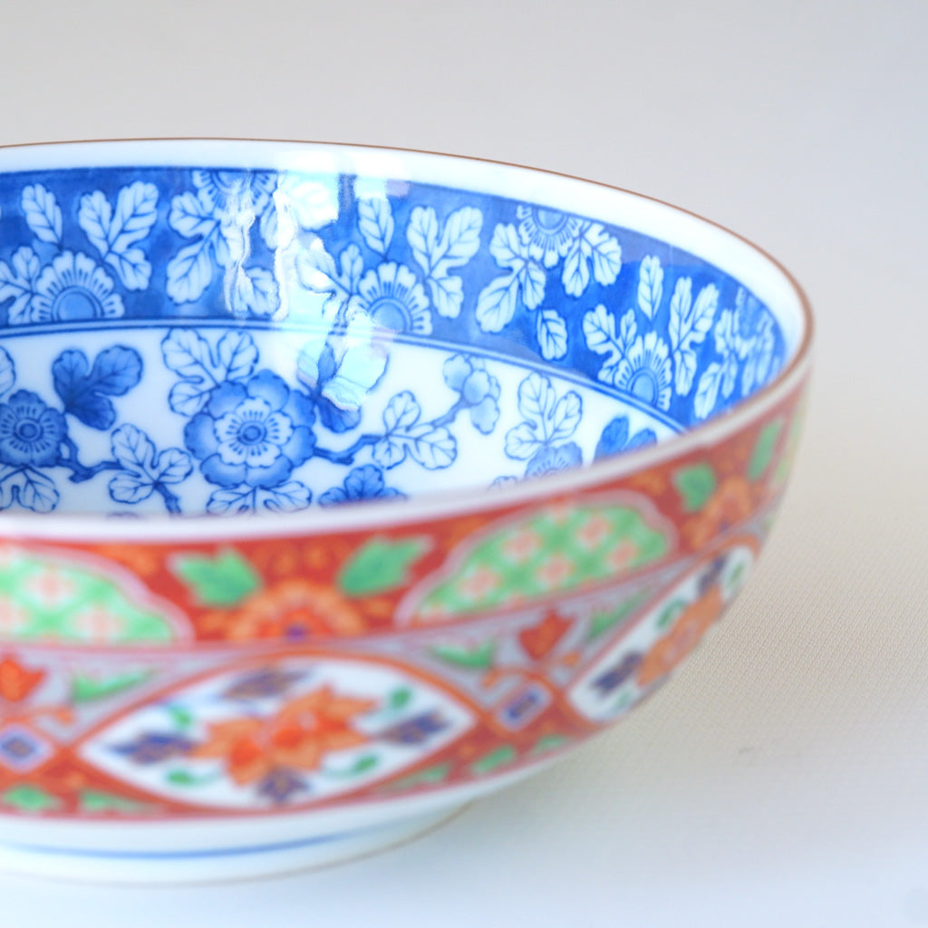 有田焼｜金彩・赤絵｜牡丹｜ペンダントライト