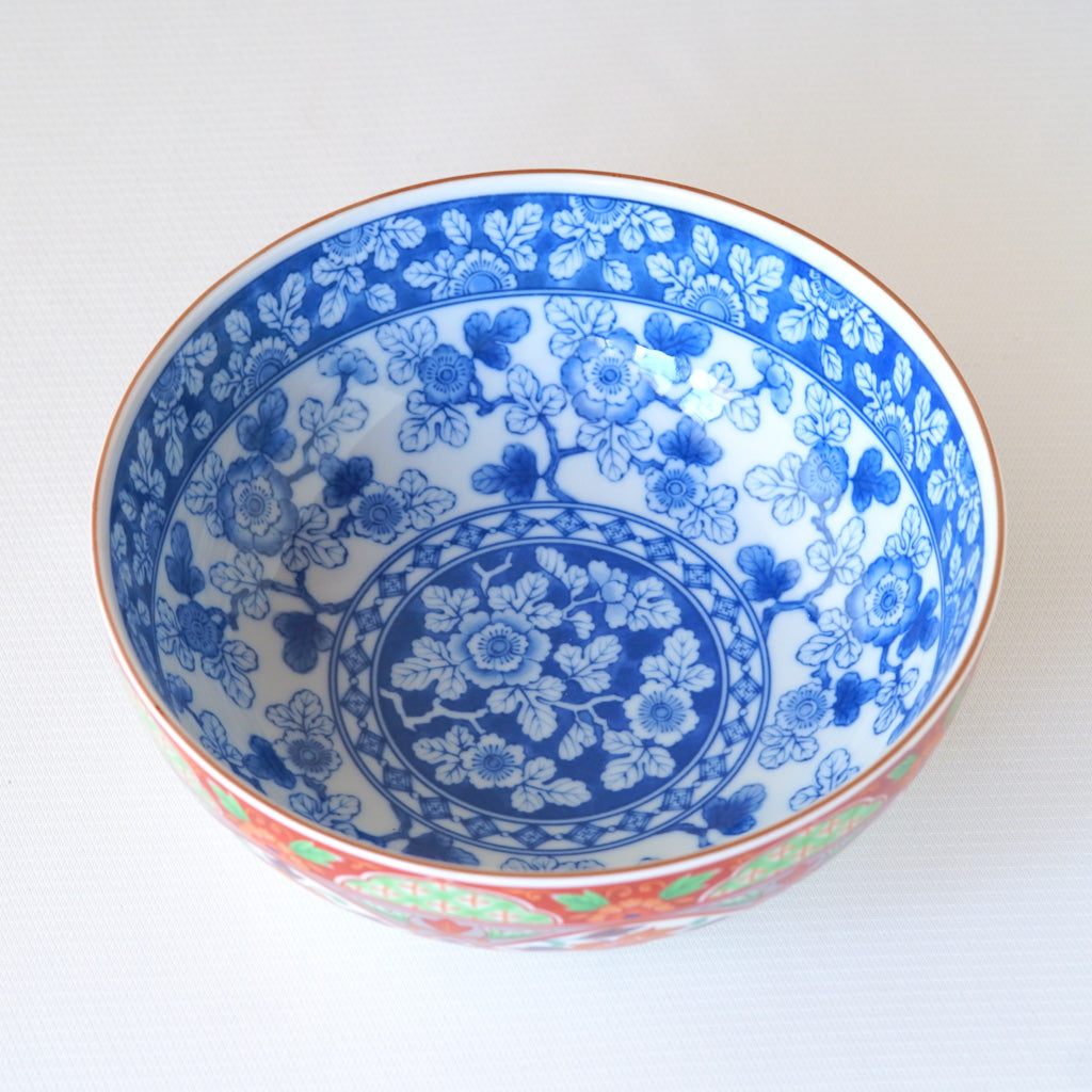 有田焼｜金彩・赤絵｜牡丹｜ペンダントライト