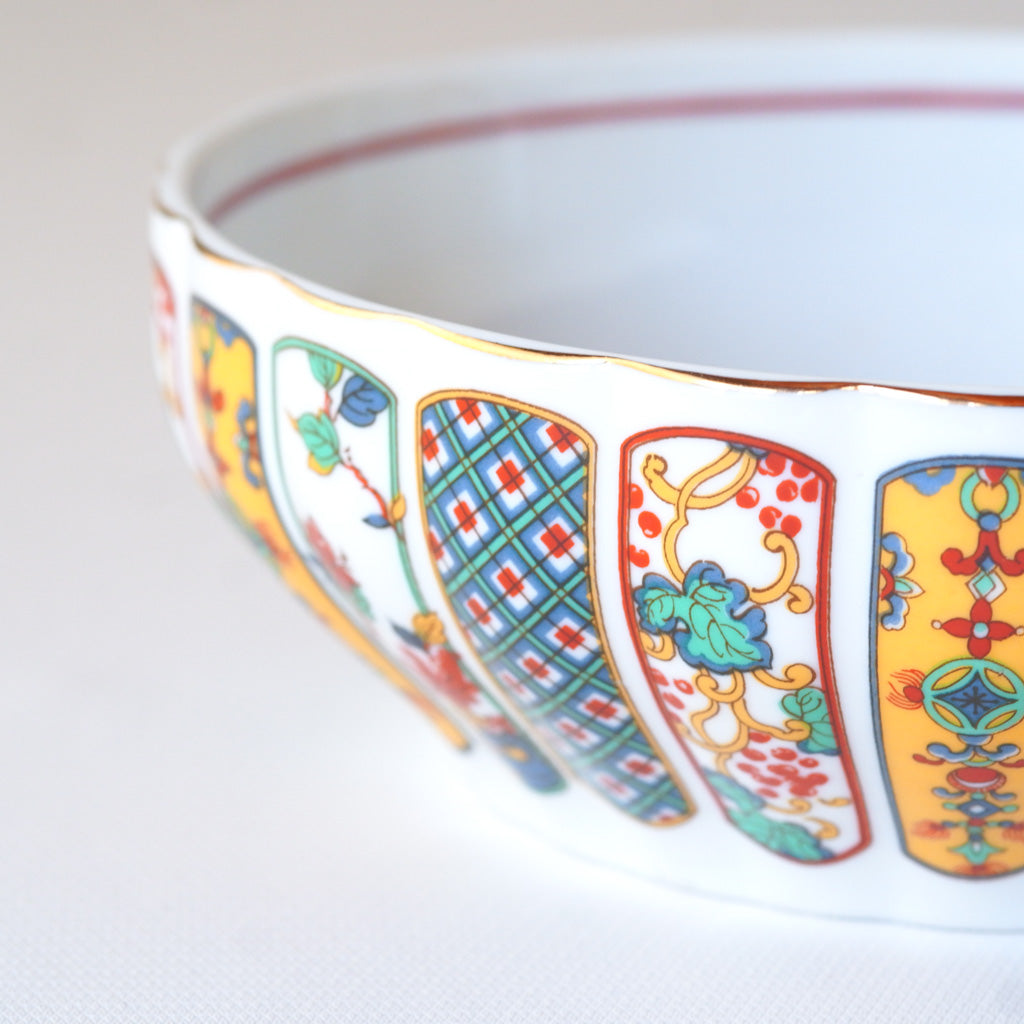 有田焼｜福寿｜錦絵｜盛り鉢・中｜ペンダントライト