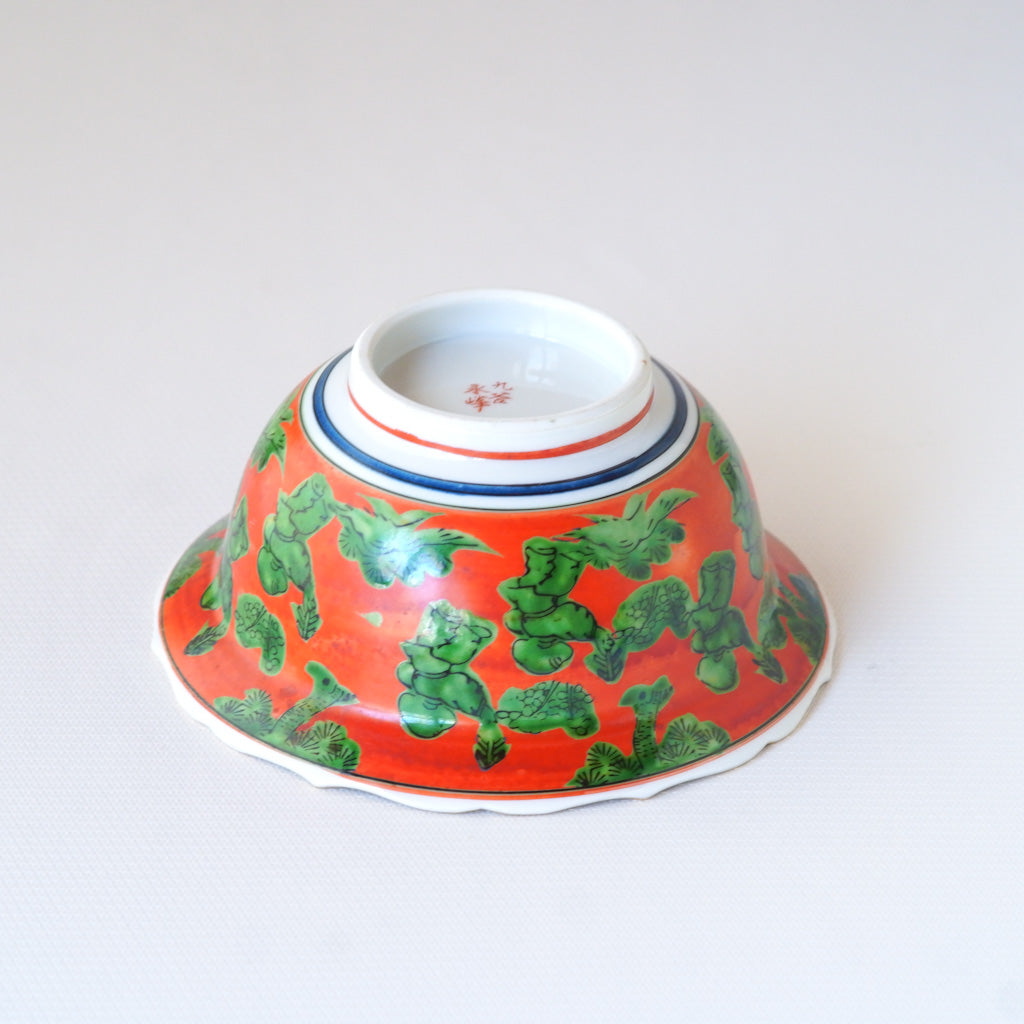 【早期購入】九谷焼｜木米｜ふた付き椀｜ペンダントライト