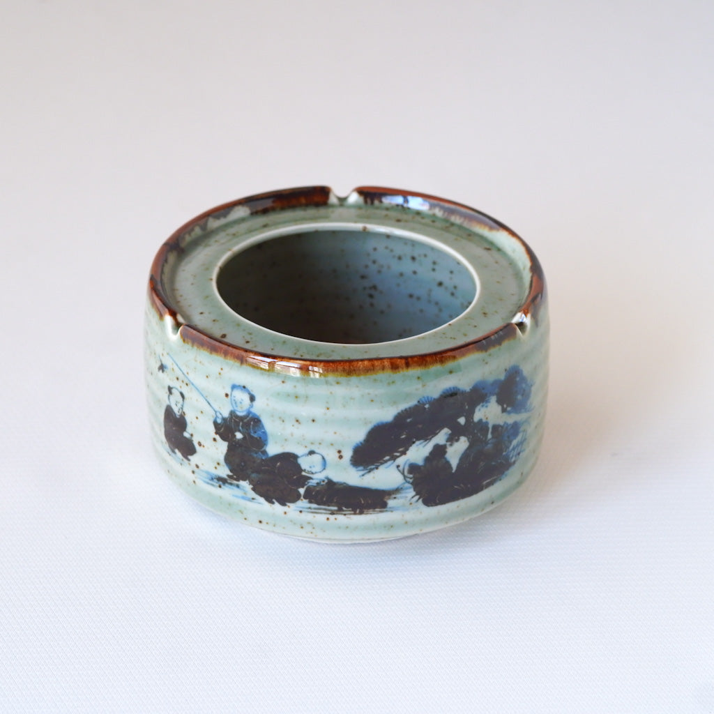 作地未詳｜唐子｜緑味・釉薬｜ペンダントライト